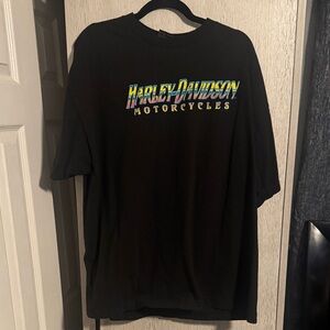 Harley-Davidson Black Tee with Vibrant Logo